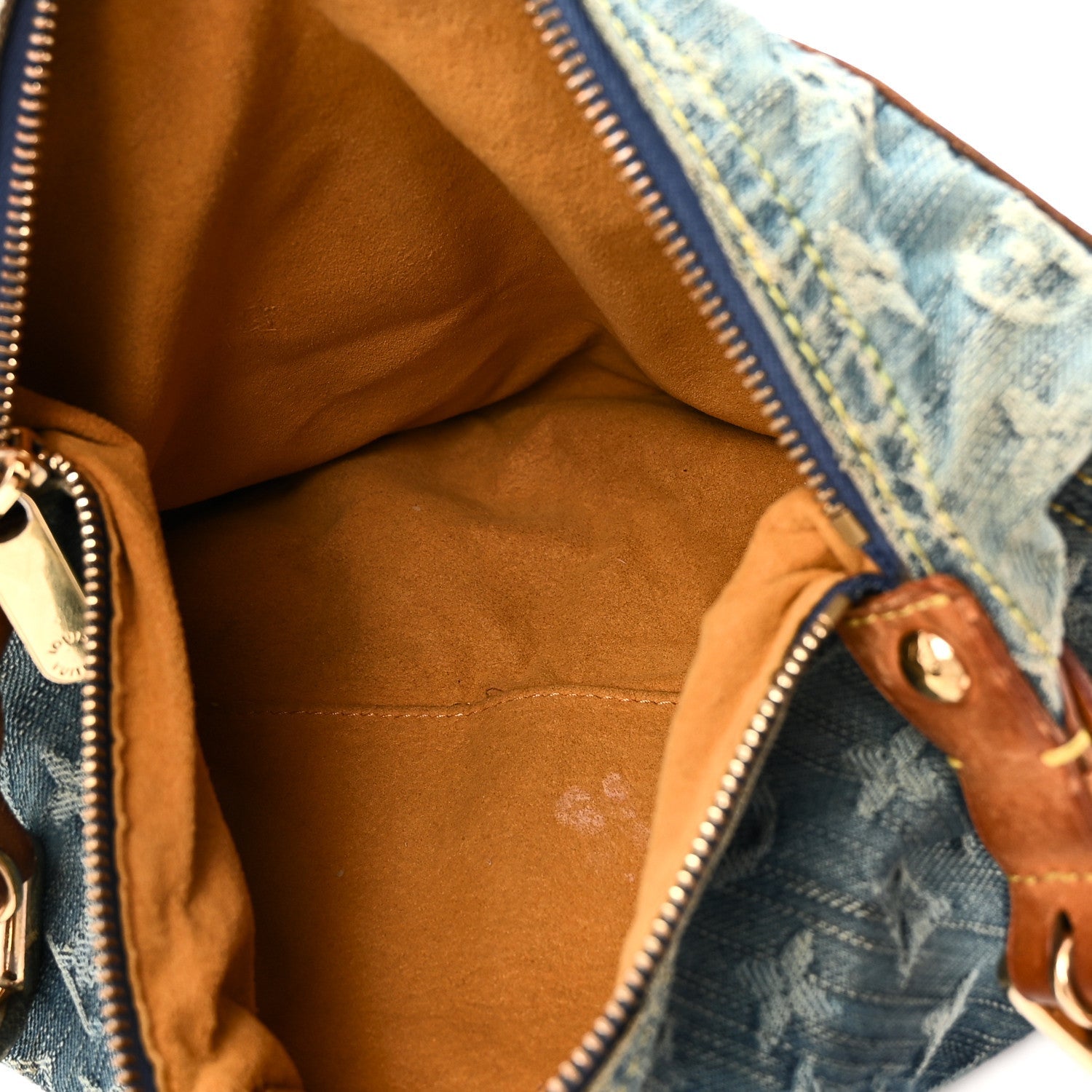 Monogram Denim Baggy PM Blue
