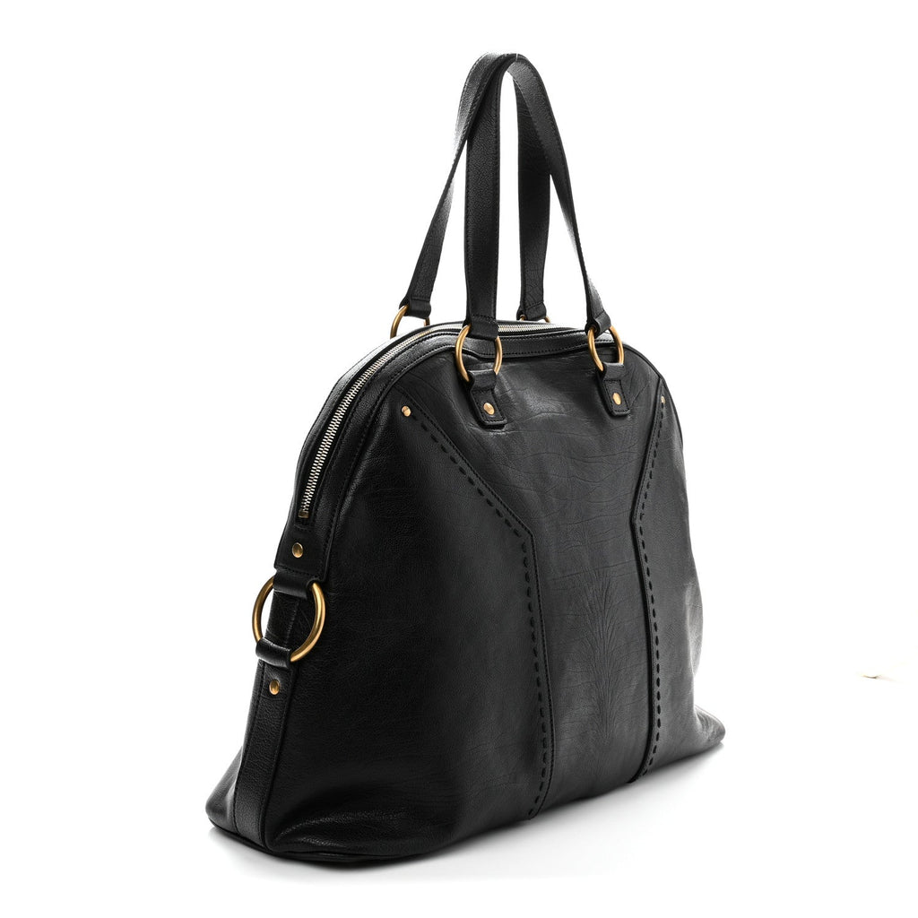 Calfskin Oversized Muse Black