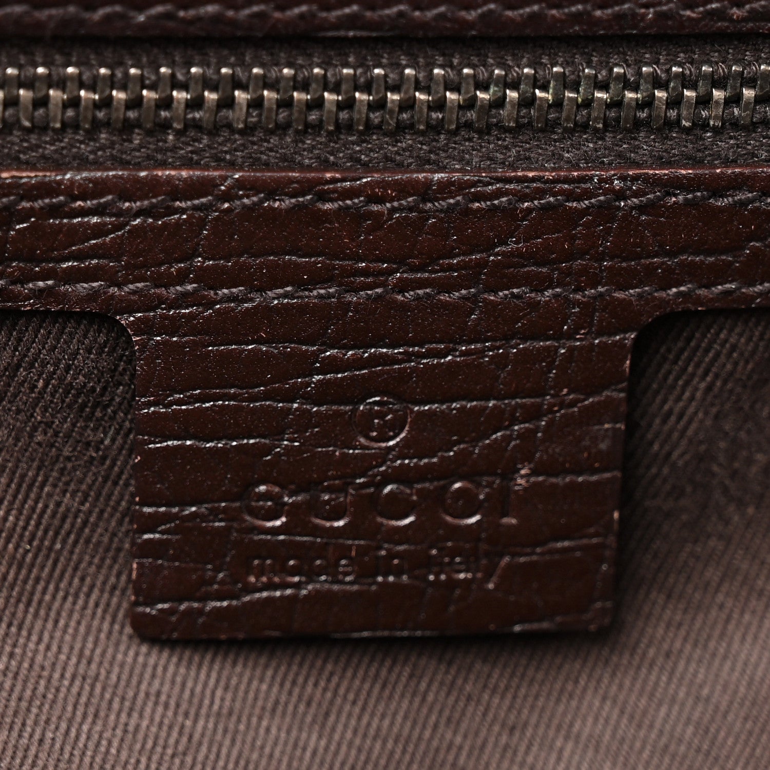 Monogram Bamboo Bullet Bag Dark Brown