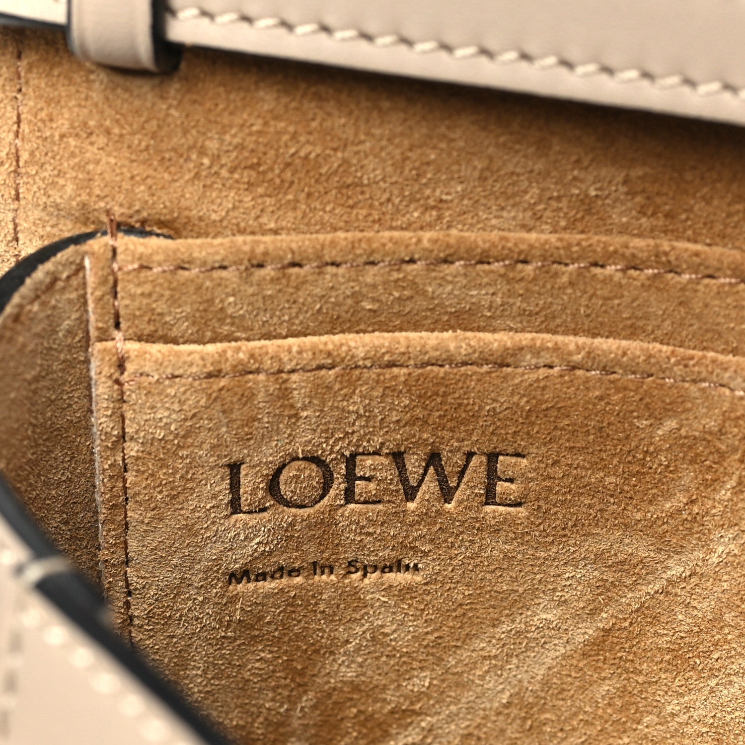 Calfskin Jacquard Mini Gate Dual Bag Sand