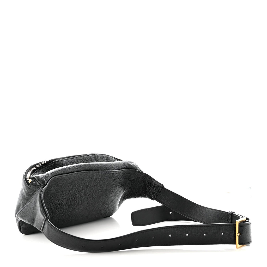 Grain De Poudre Monogram Belt Bag Black