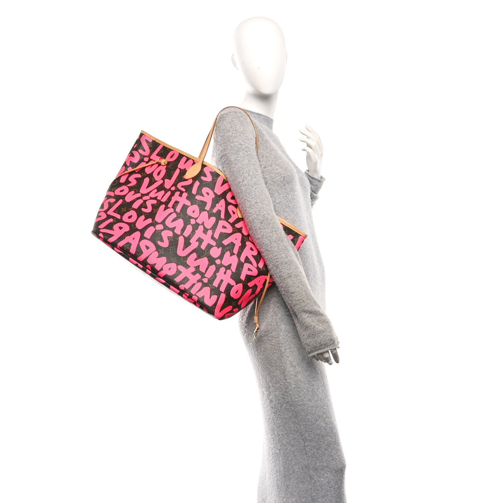 Monogram Graffiti Neverfull GM Fuchsia