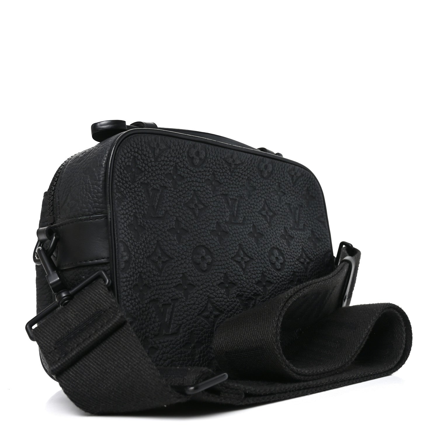 Taurillon Monogram S Lock Messenger Black