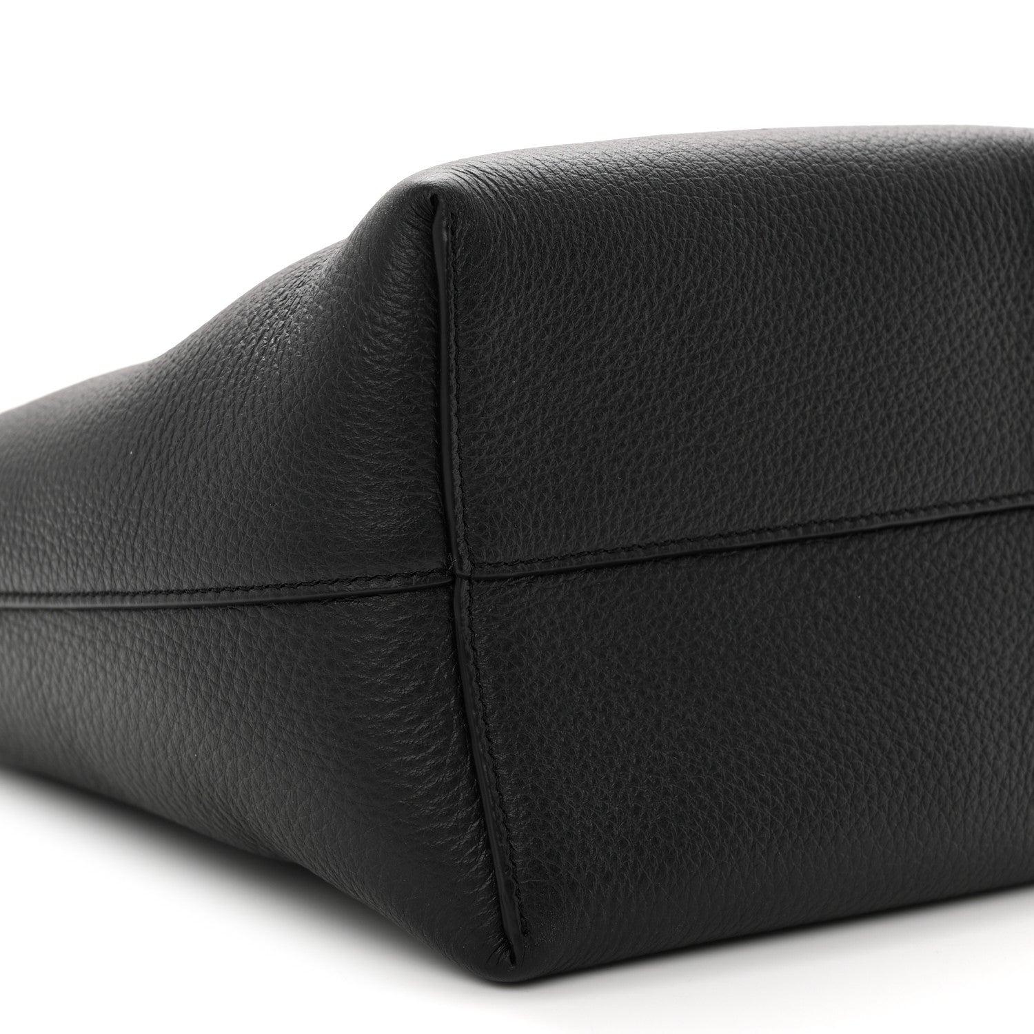 Grained Calfskin Small N/S Park Tote Black