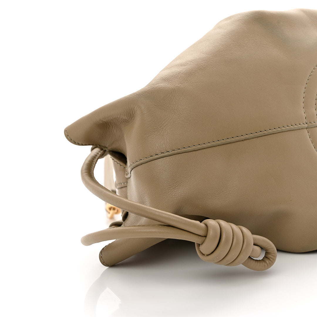 Shiny Nappa Calfskin Small Paseo Bag Clay Green