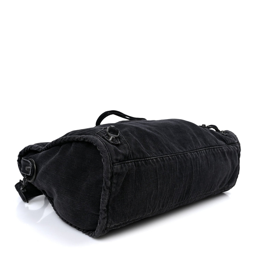 Washed Denim Classic Hardware Medium Le City Black