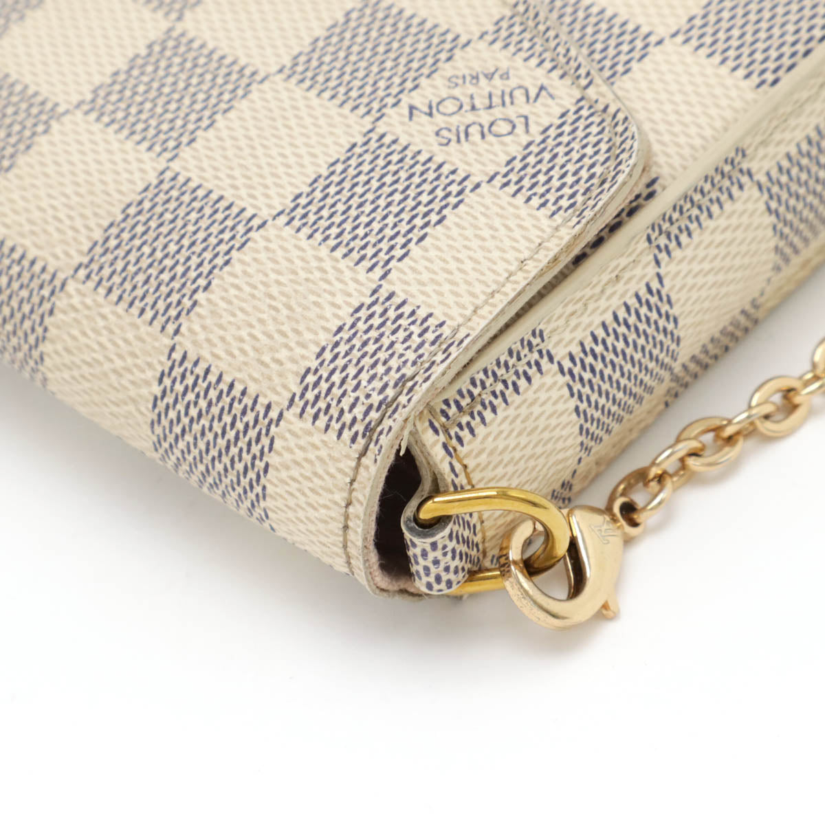 Louis Vuitton Pochette Felicie Damier Azur 2way Shoulder Bag