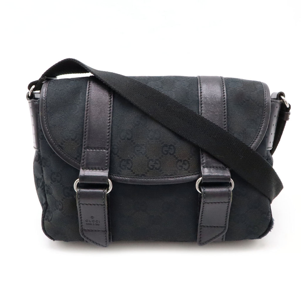 Gucci GG Canvas Punching Shoulder Bag 145858