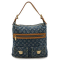 Louis Vuitton Monogram Denim Baggy GM Shoulder Bag Blue M95048