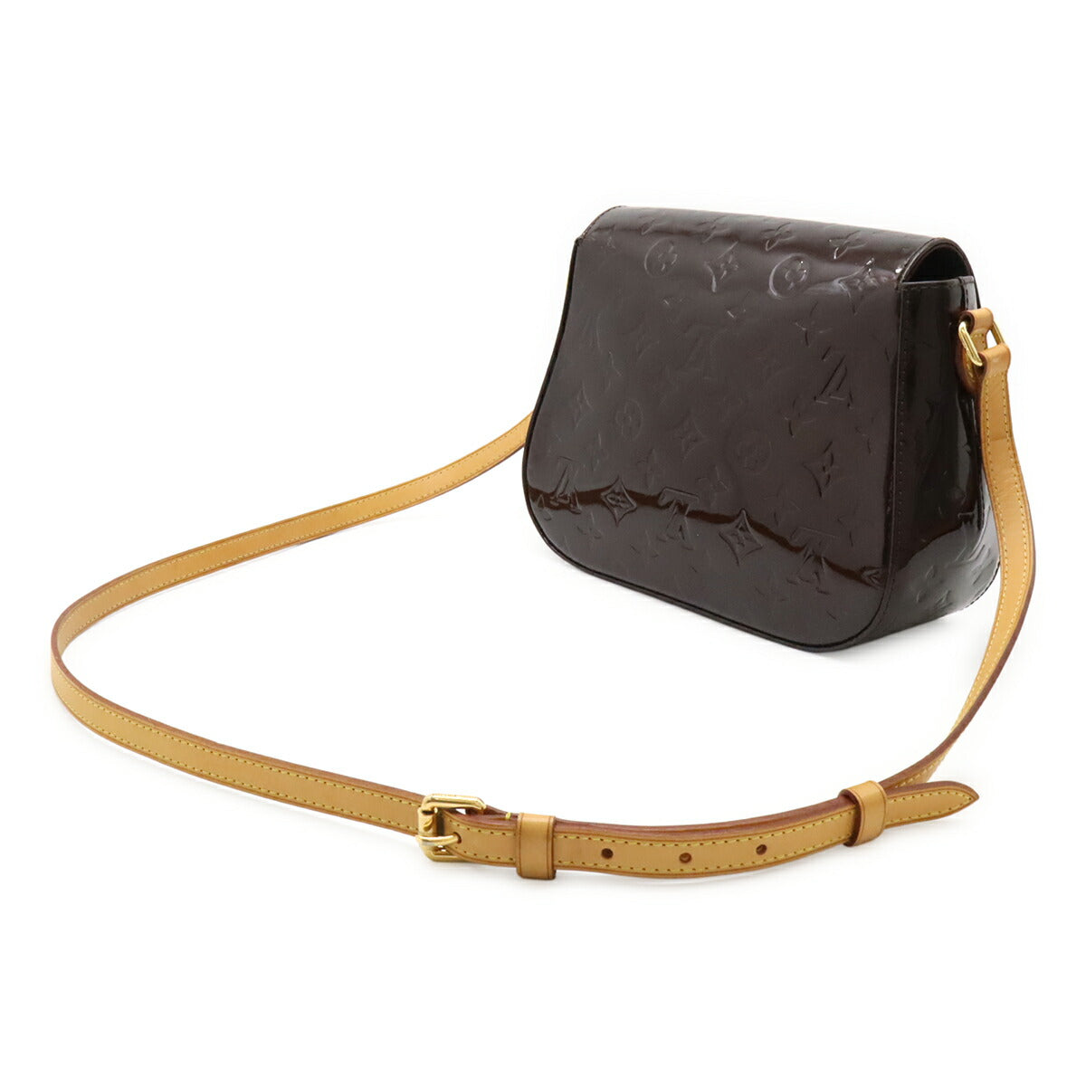 Louis Vuitton Belle Flower GM Monogram Vernis Shoulder Bag