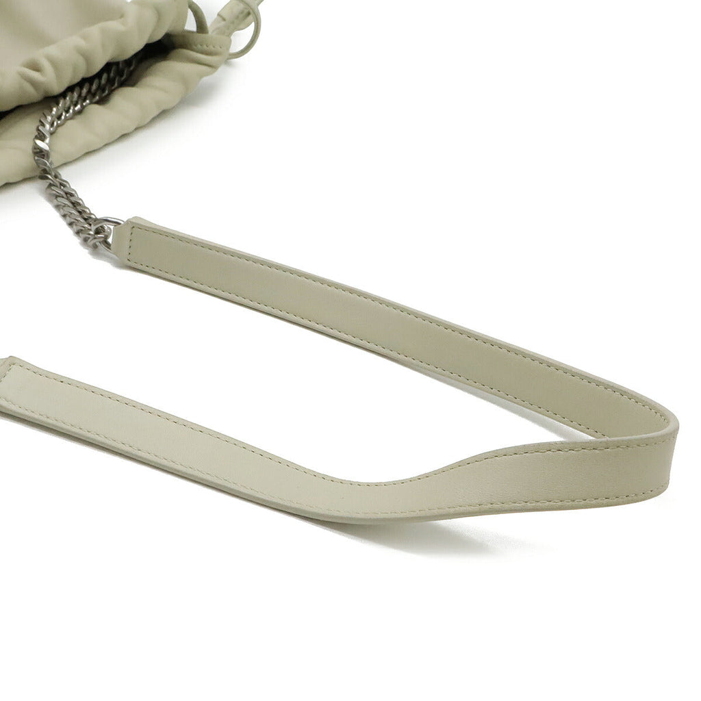 Saint Laurent TEDDY POCHON Leather Shoulder Bag