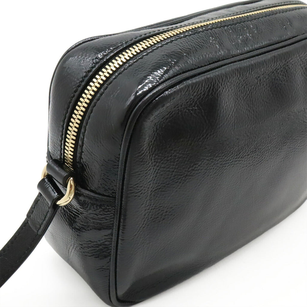 Gucci Soho Small Disco Enamel Leather Shoulder Bag