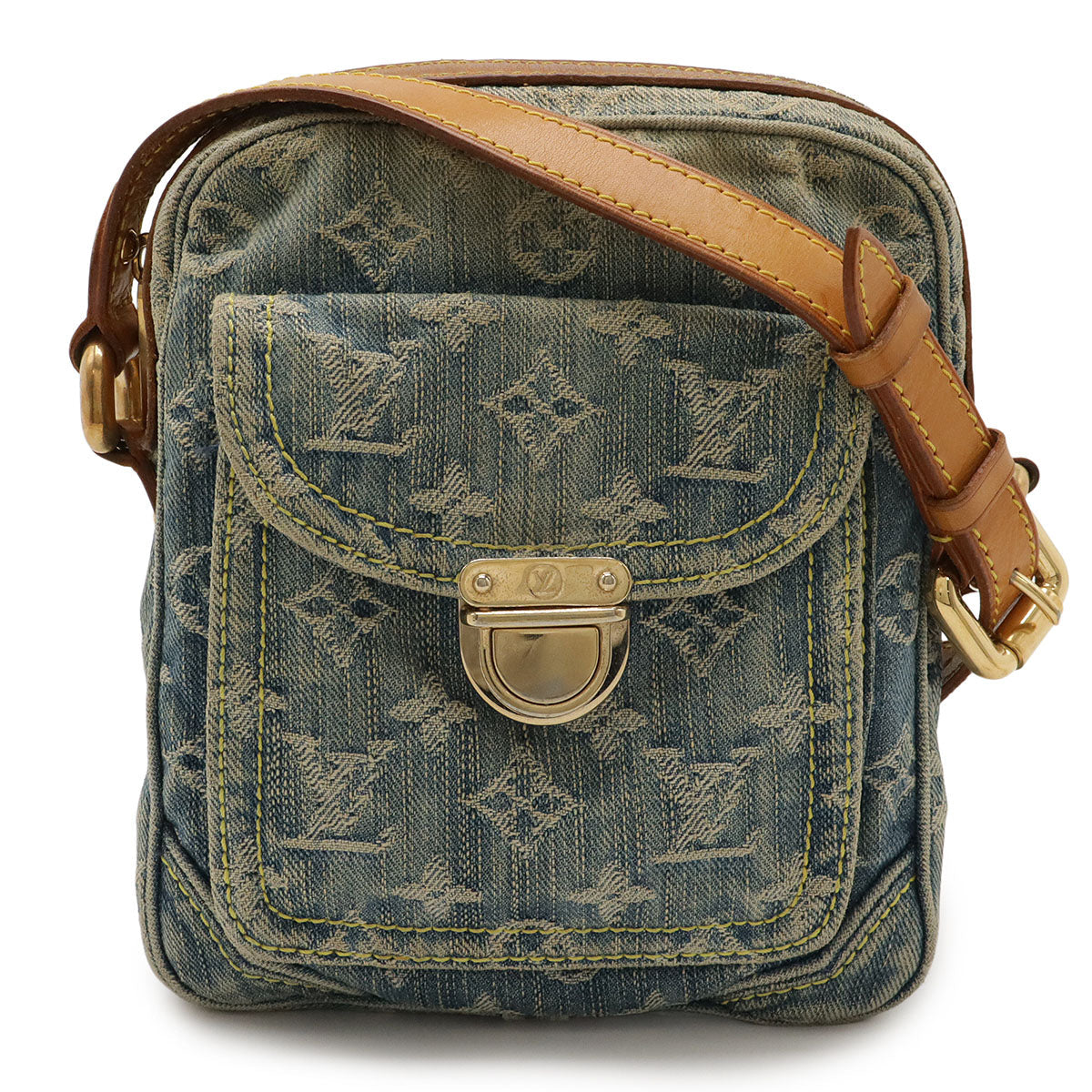 Louis Vuitton Monogram Denim Shoulder Bag