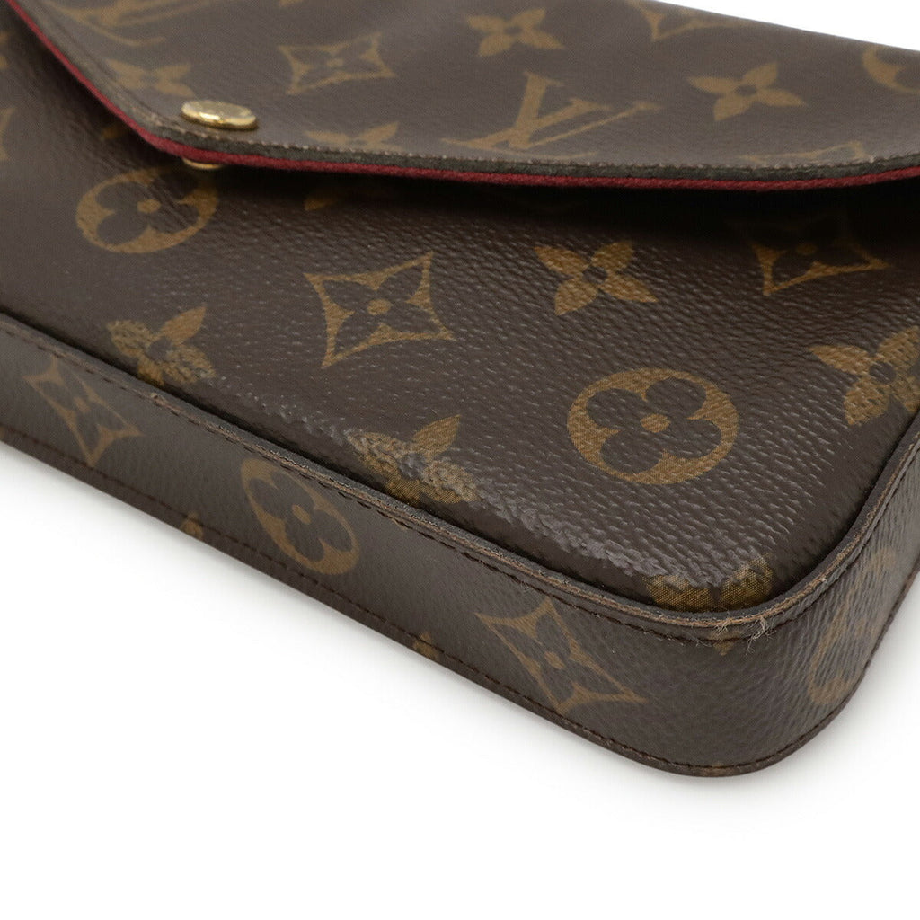 Louis Vuitton Pochette Felicie Monogram 2way Shoulder Bag