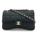 Chanel Choco Bar Nylon Shoulder Bag