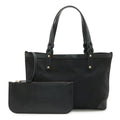 Gucci GG Canvas Leather Tote Bag