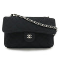Chanel Matelassé 2way Bag Cotton Jersey Nylon Leather Tote Bag