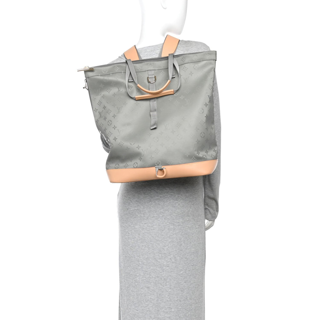 Monogram Titanium Backpack Tote