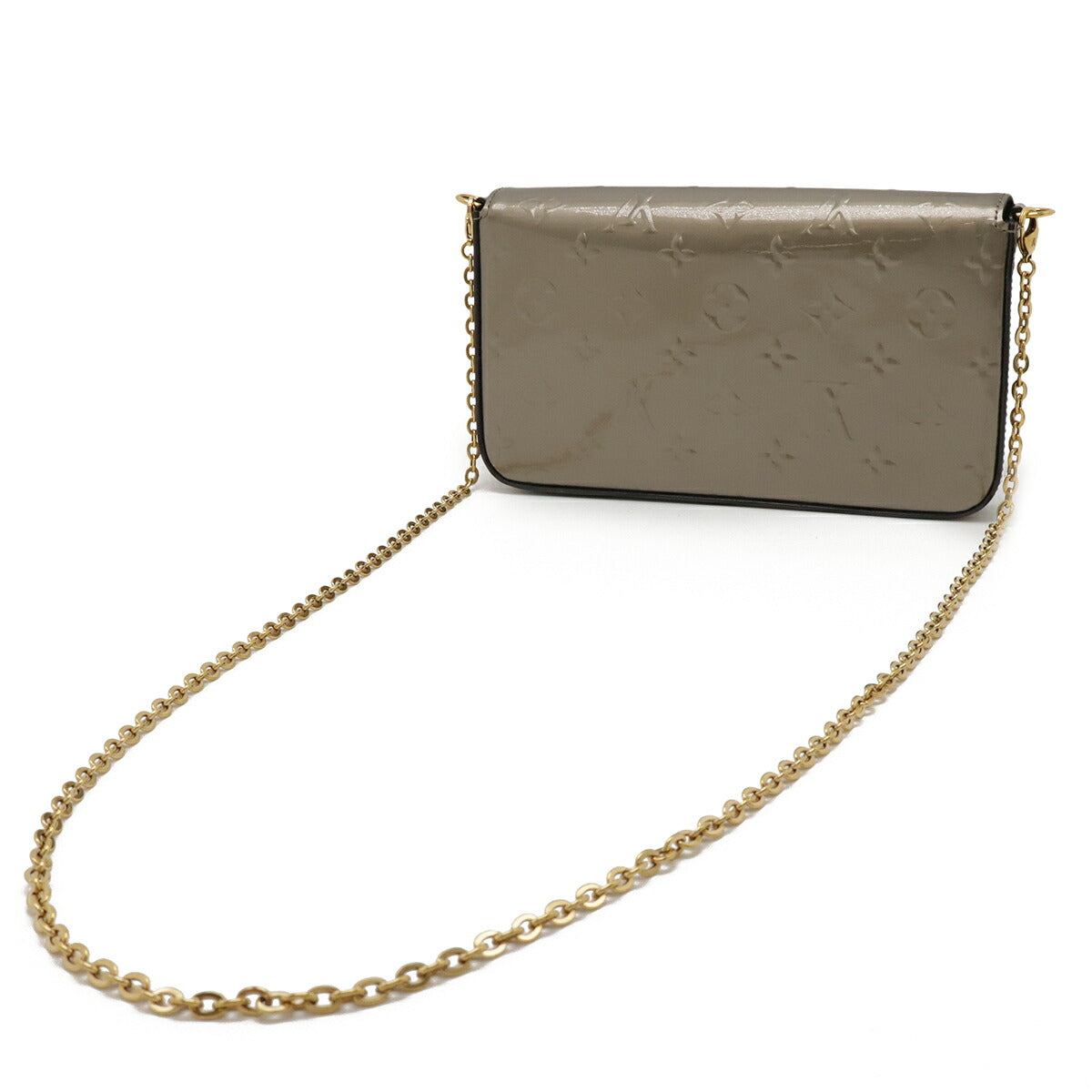 Louis Vuitton Pochette Felicie Monogram Vernis 2way Shoulder Bag