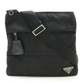Prada BT0741 Nylon Leather Shoulder Bag