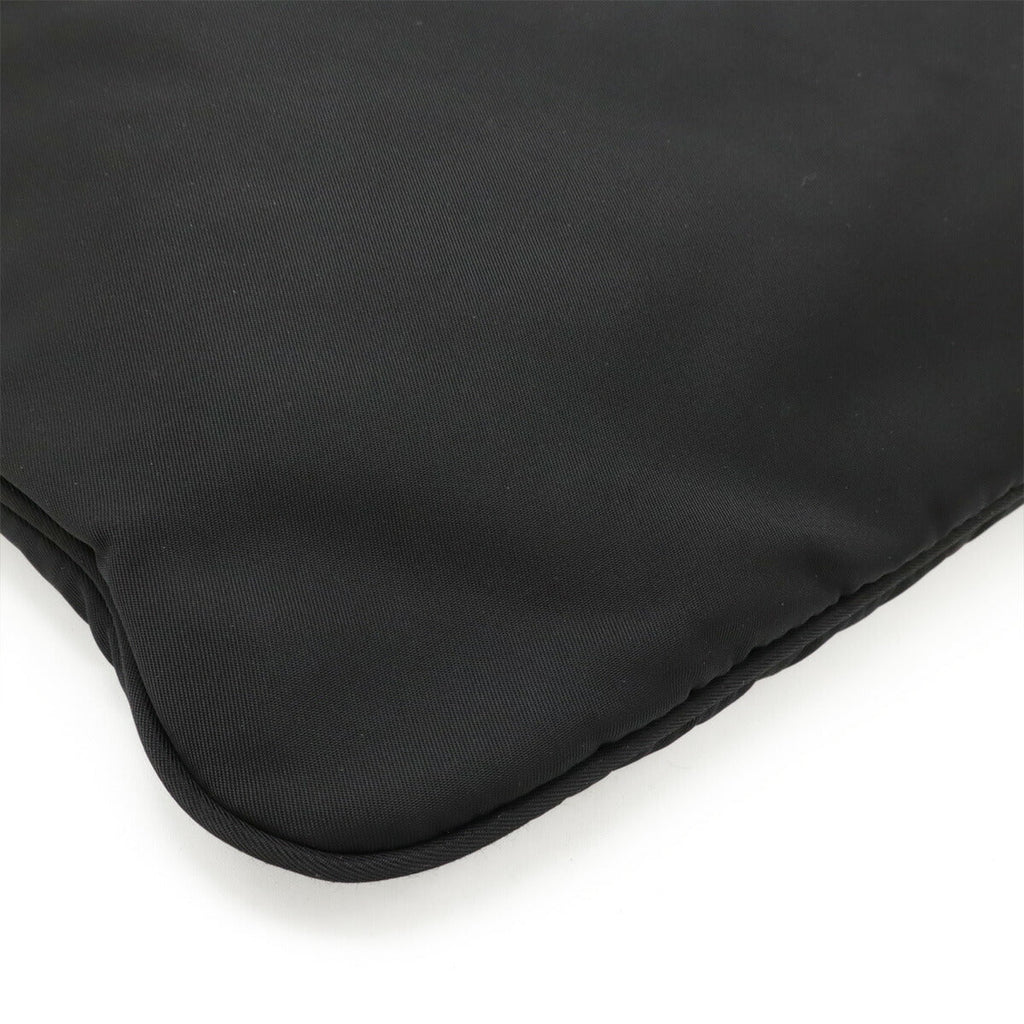 Prada Nylon Leather Shoulder Bag