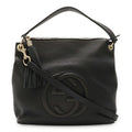 Gucci Soho Interlocking G Leather 2way Shoulder Bag