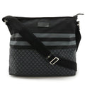 Gucci Diamante Nylon Leather Shoulder Bag