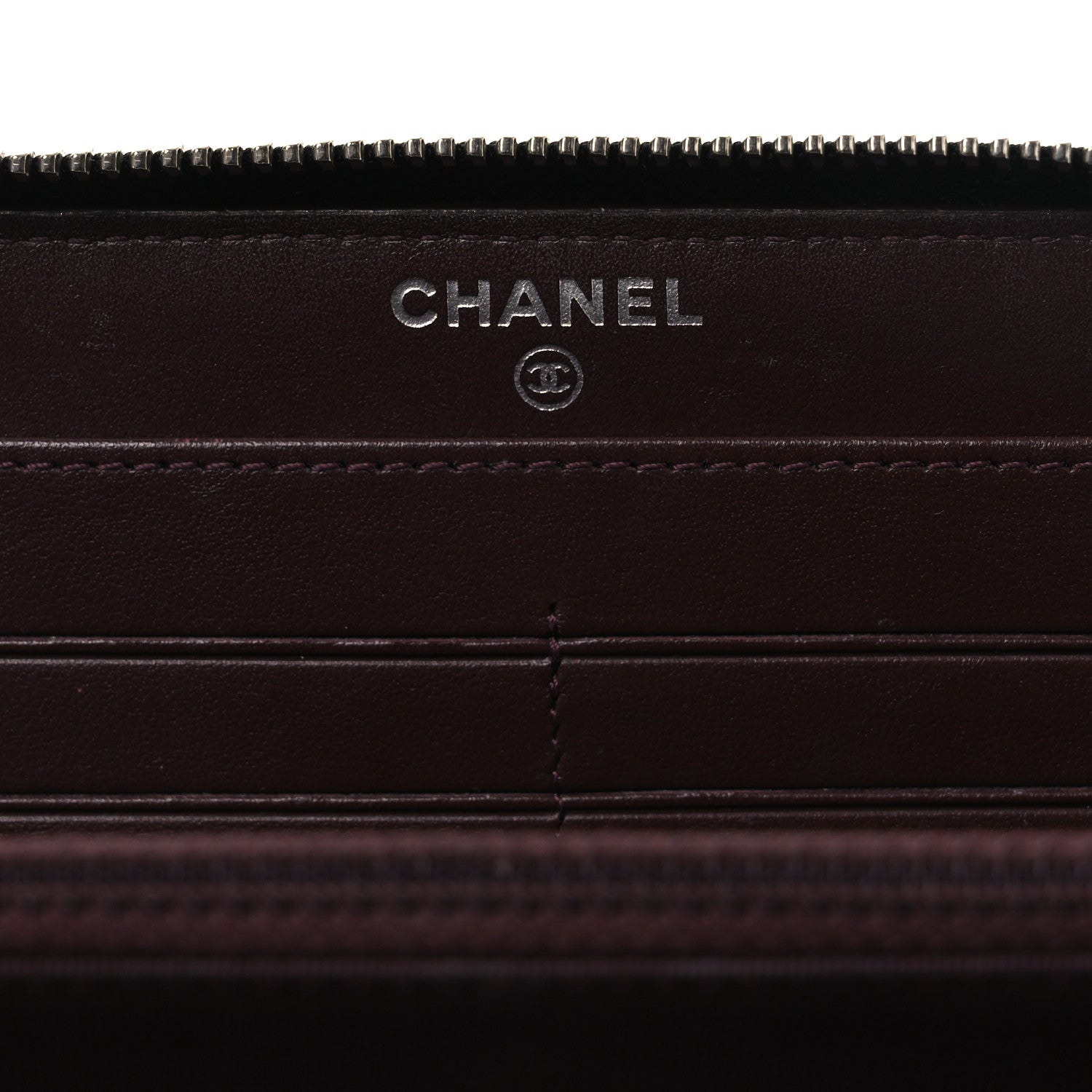 Caviar Quilted Large Gusset Zip Around Wallet Black