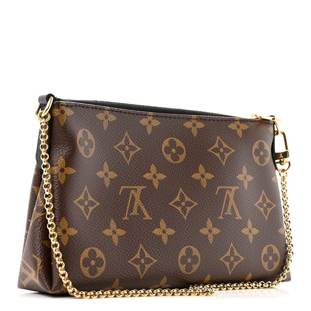 Monogram Pallas Clutch Black