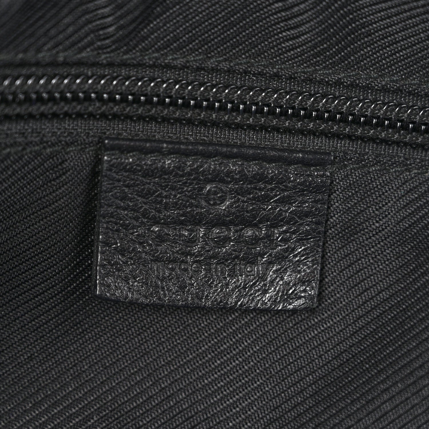 GG Monogram Large Web Handle Vertical Tote Black