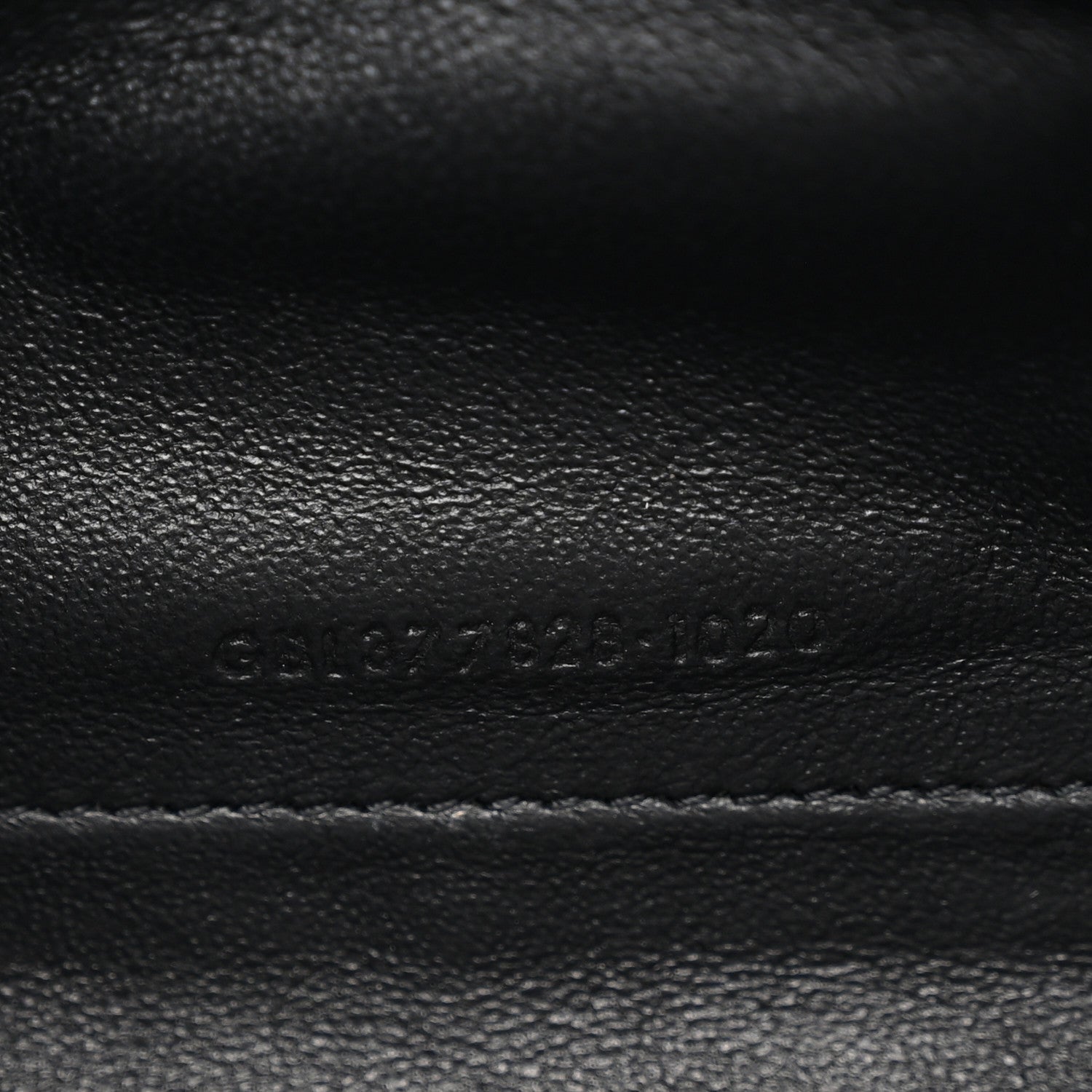 Grain De Poudre Matelasse Chevron Monogram Chain Wallet Black