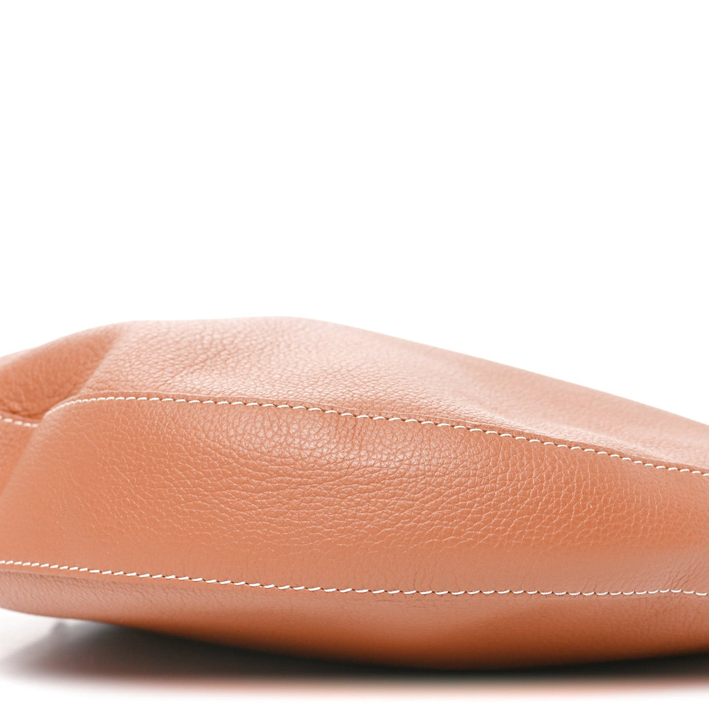 Calfskin Low Key Cookie MM Cognac