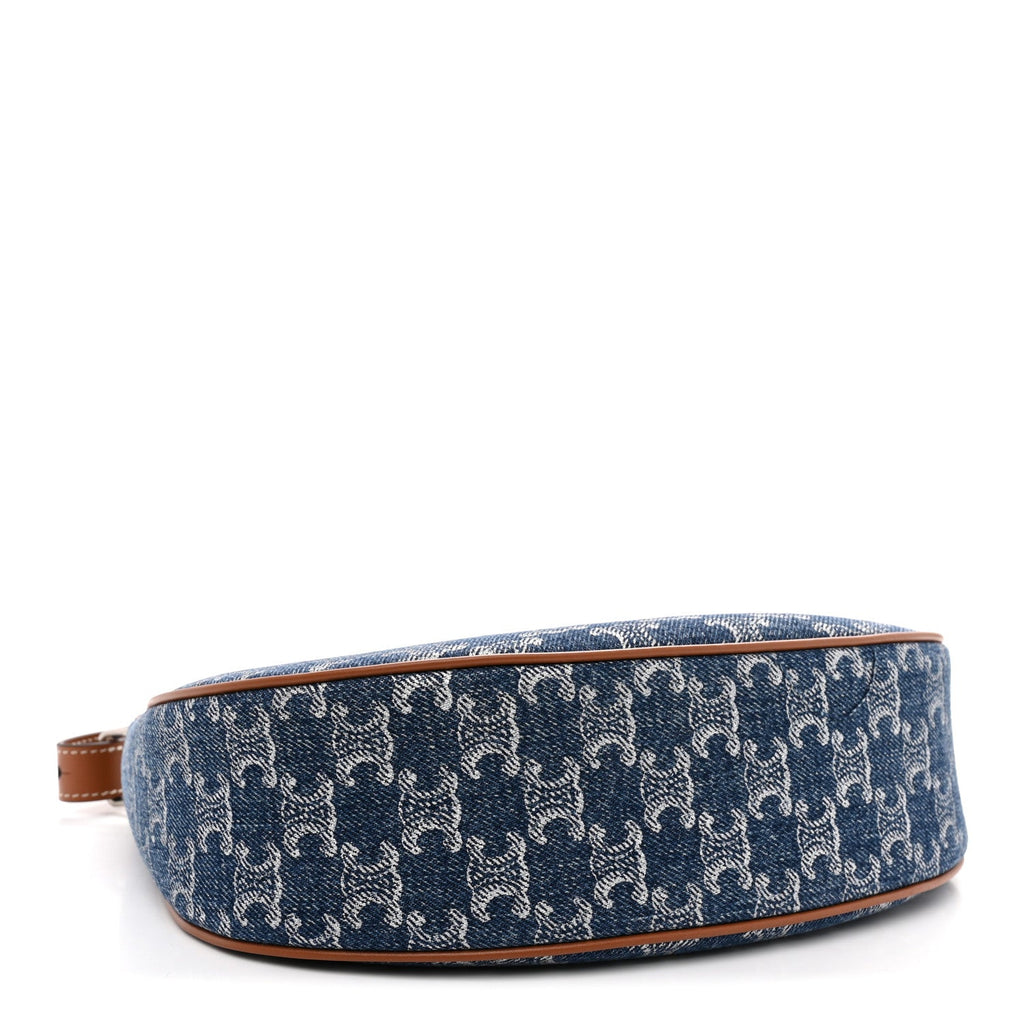 Denim Triomphe Ava Shoulder Bag Blue