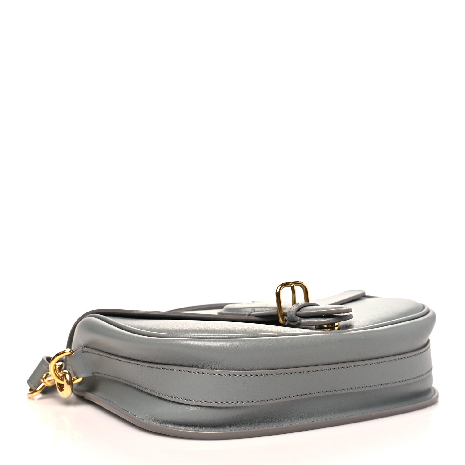 Box Calfskin Medium Bobby Flap Gray