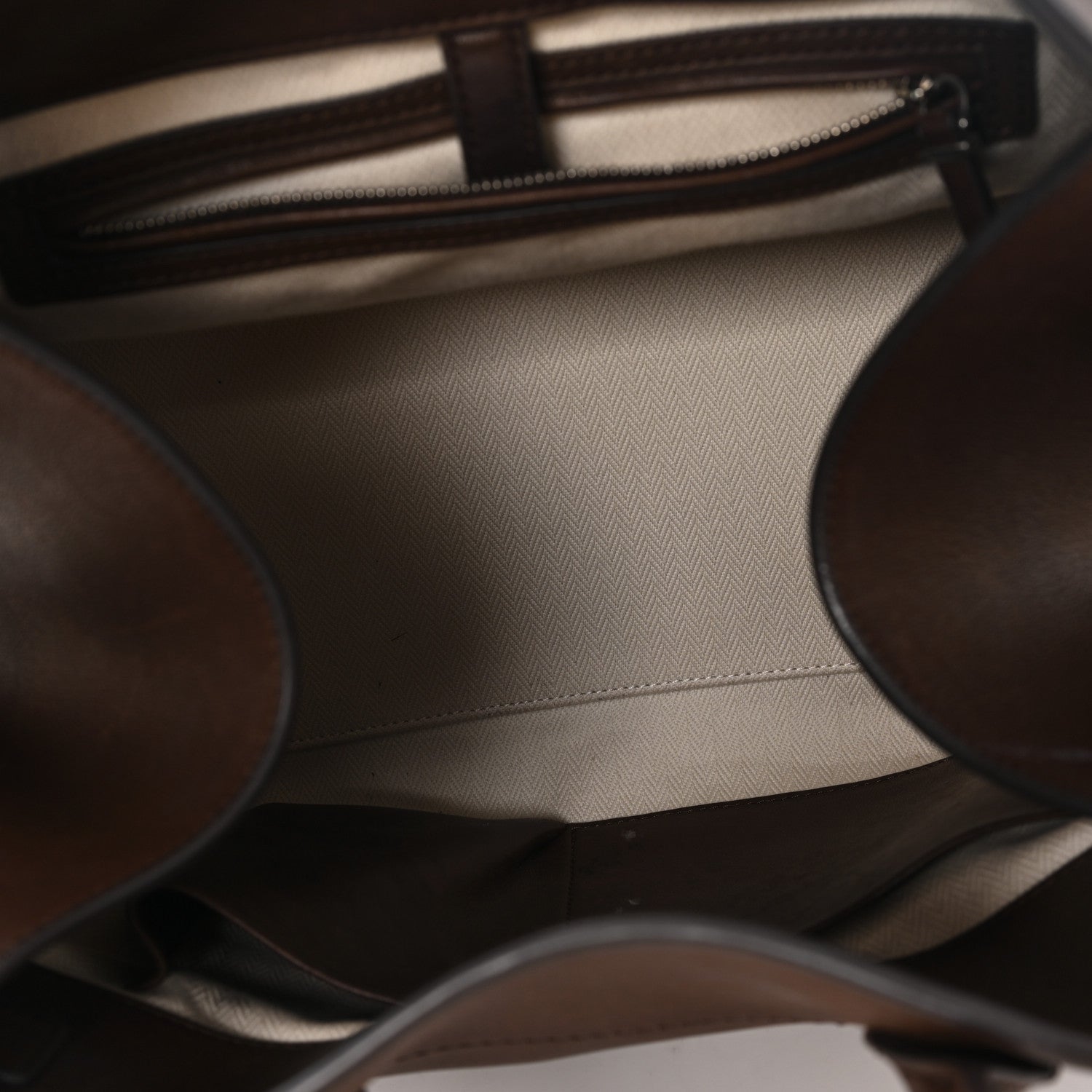 Polished Saddle Calfskin Soft Margaux 15 Chestnut