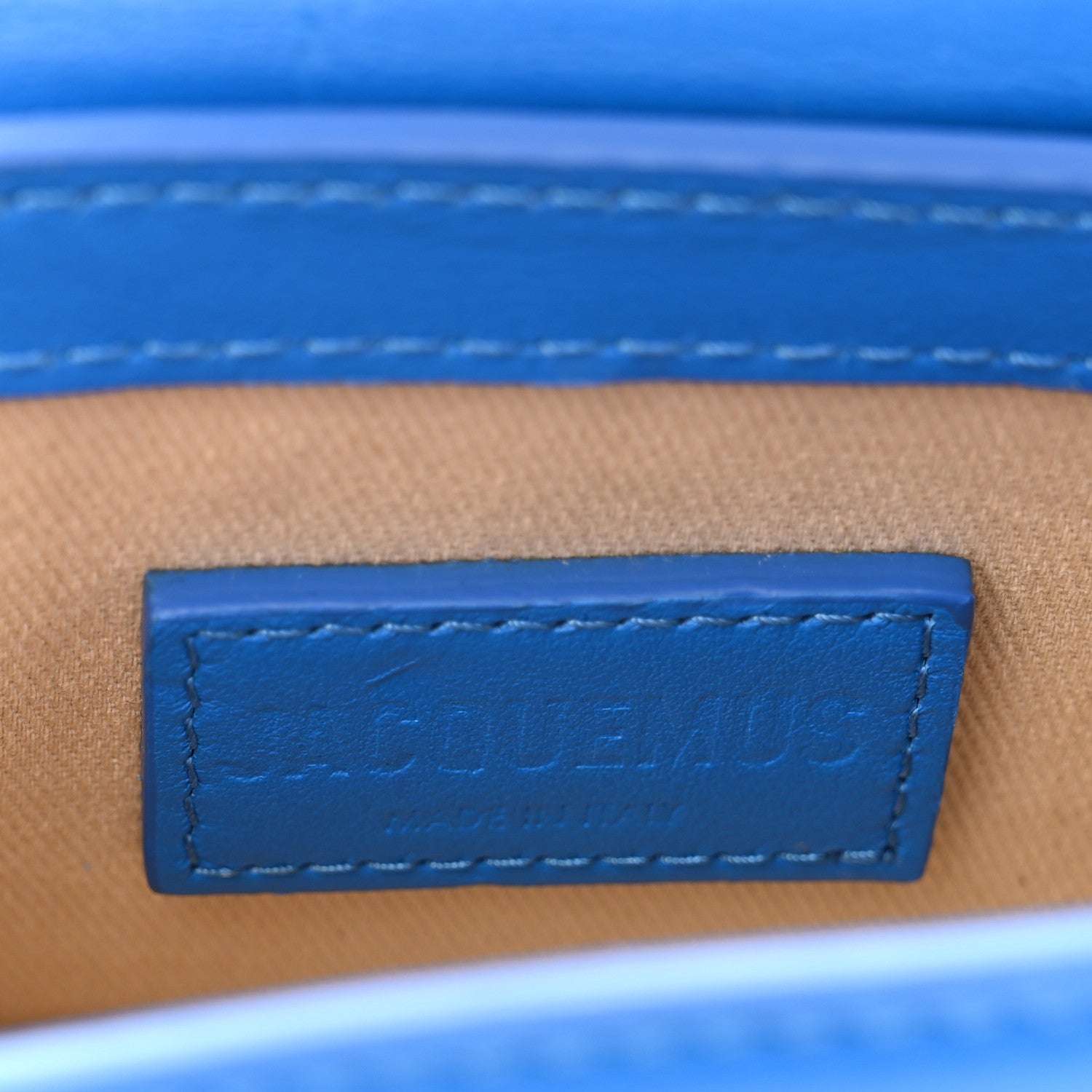 Smooth Calfskin Le Chiquito Blue