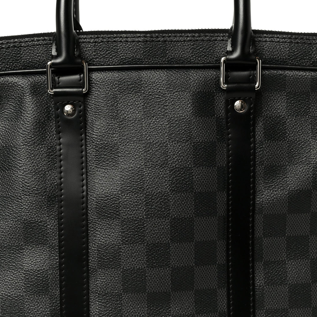 Damier Graphite Porte-Documents Voyage