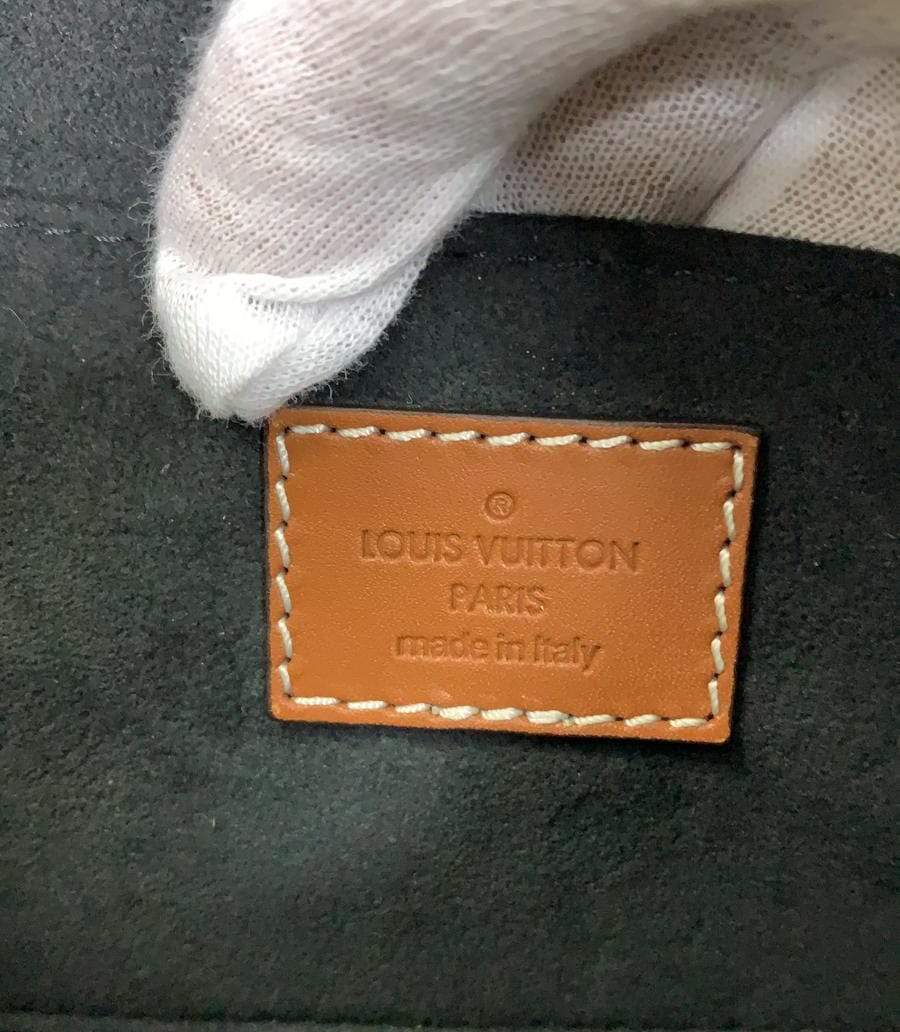 LOUIS VUITTON Biface Calfskin Monogram Canvas Shoulder Bag Brown