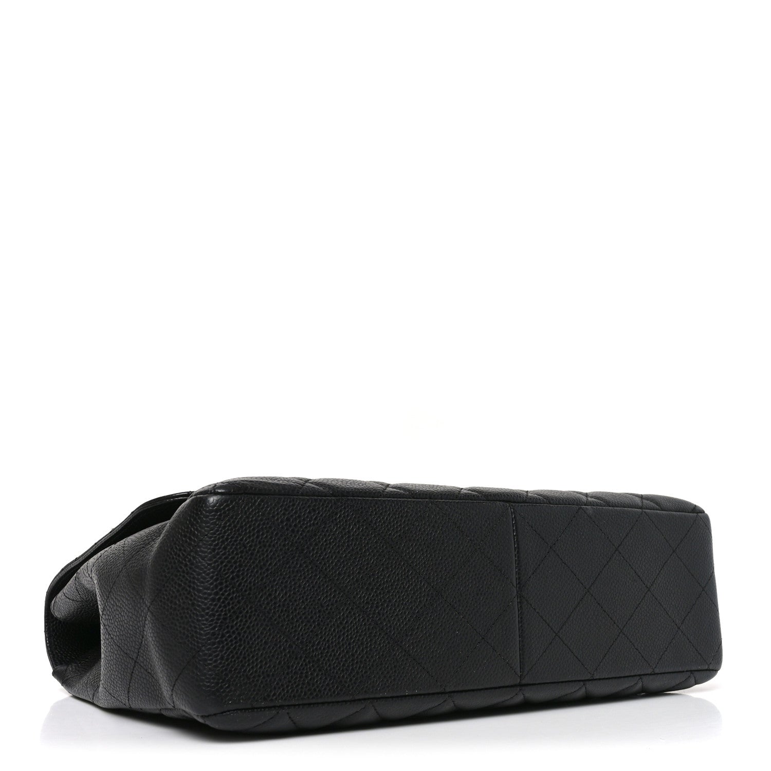 Caviar Quilted Jumbo Single Flap Black