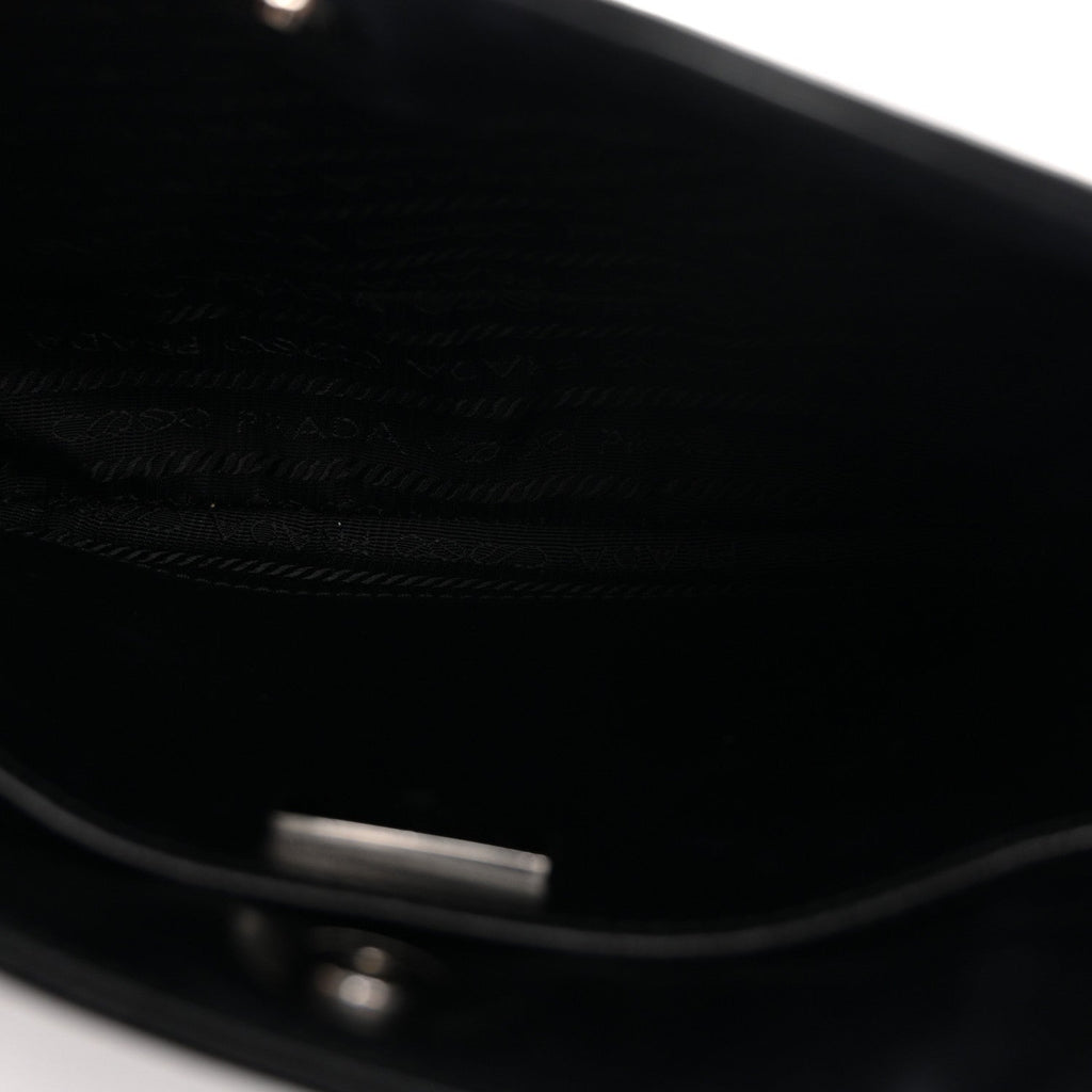 Spazzolato Cleo Shoulder Bag Black