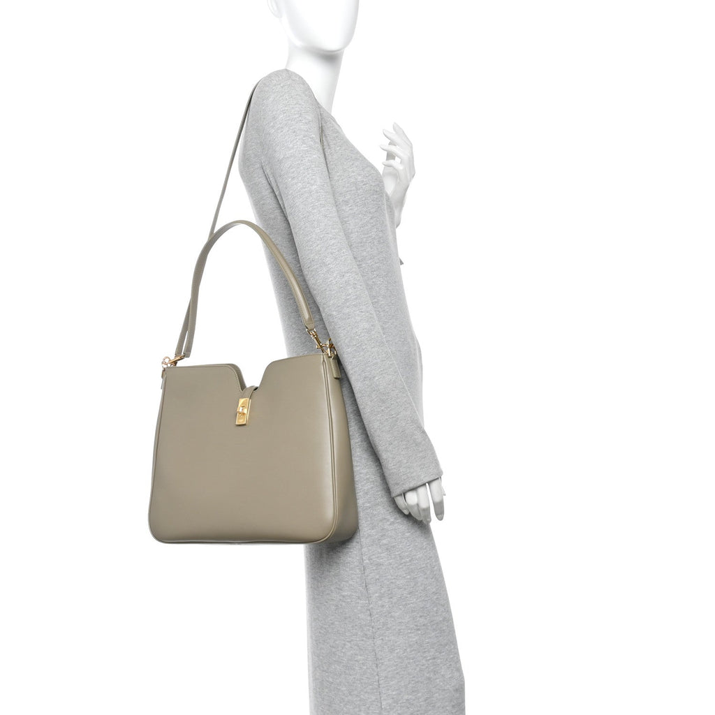 Smooth Calfskin Medium Camille 16 Soft Bag Taupe