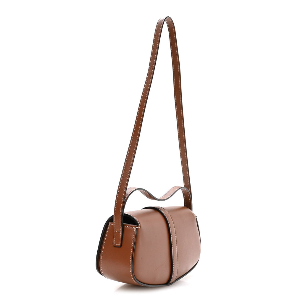 Smooth Calfskin Tabou Clutch On Strap Tan
