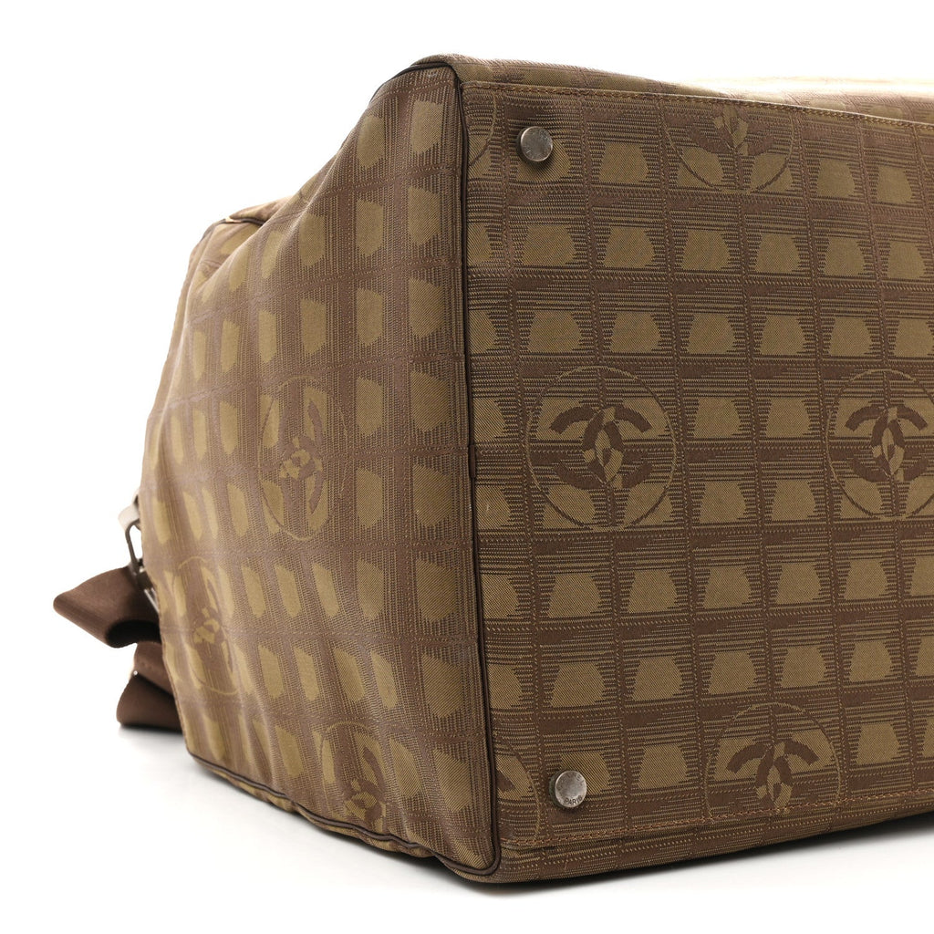 Nylon Travel Duffle Brown
