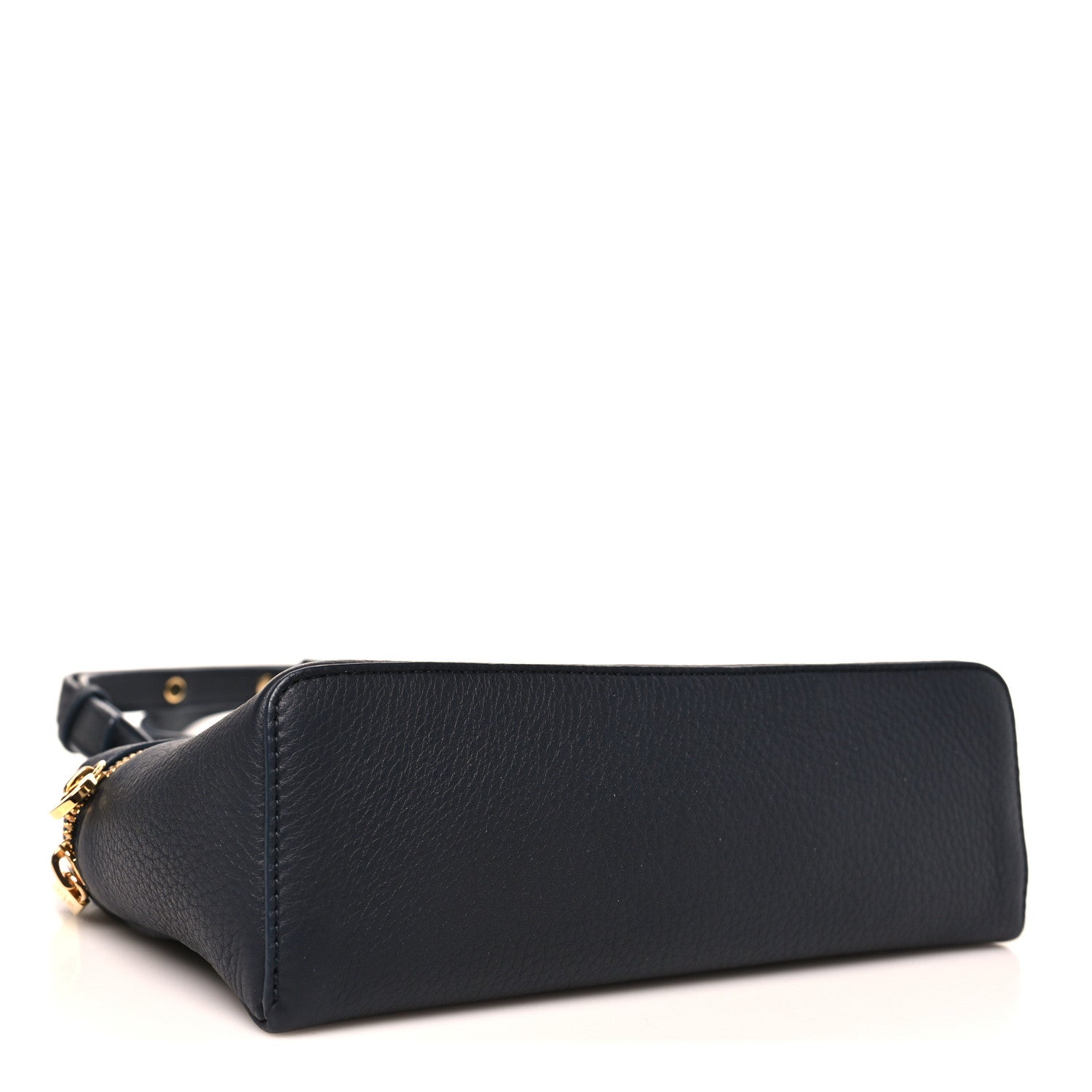 Grained Calfskin L19 Extra Pocket Pouch Navy Blue