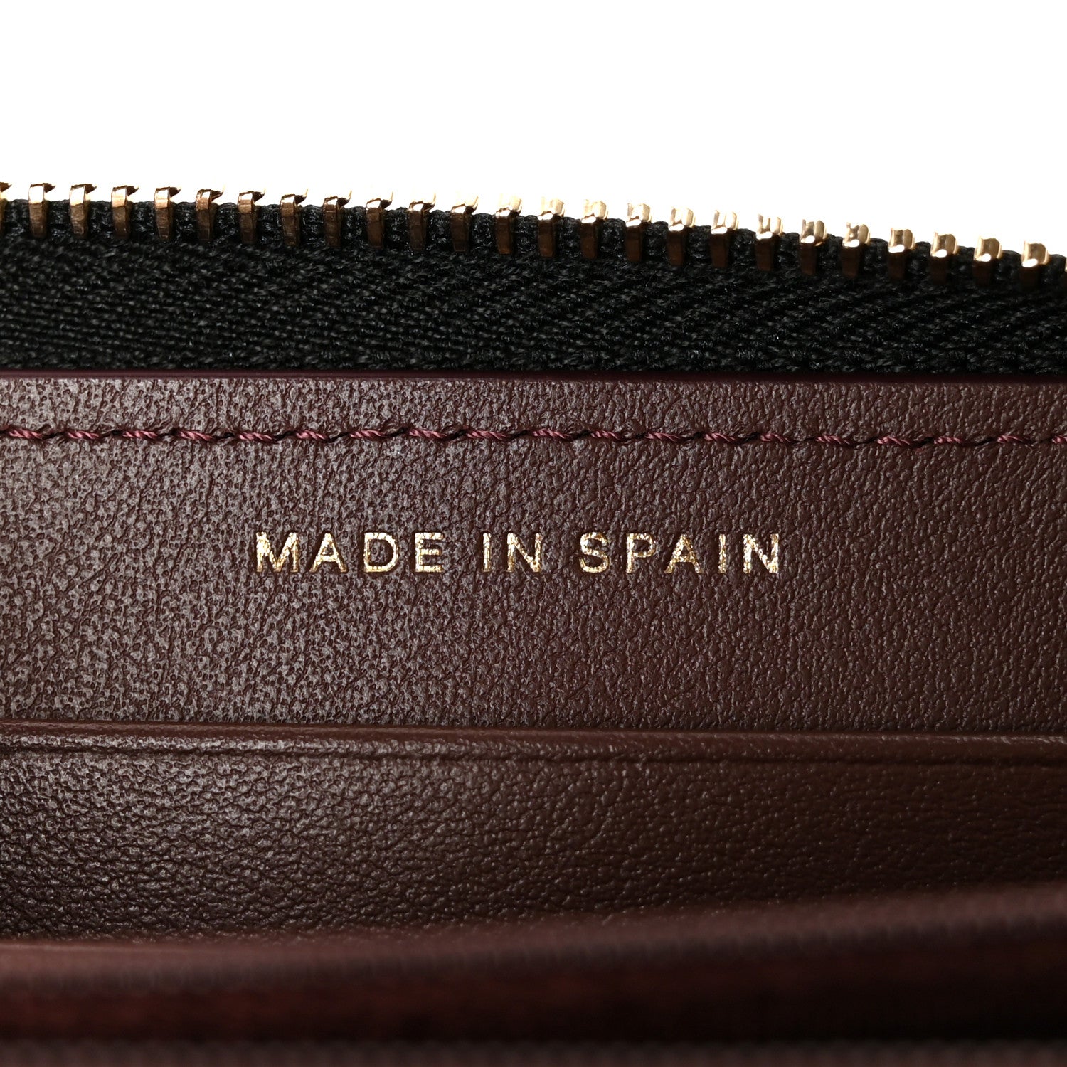 Caviar Quilted Medium Zip Around Wallet Black
