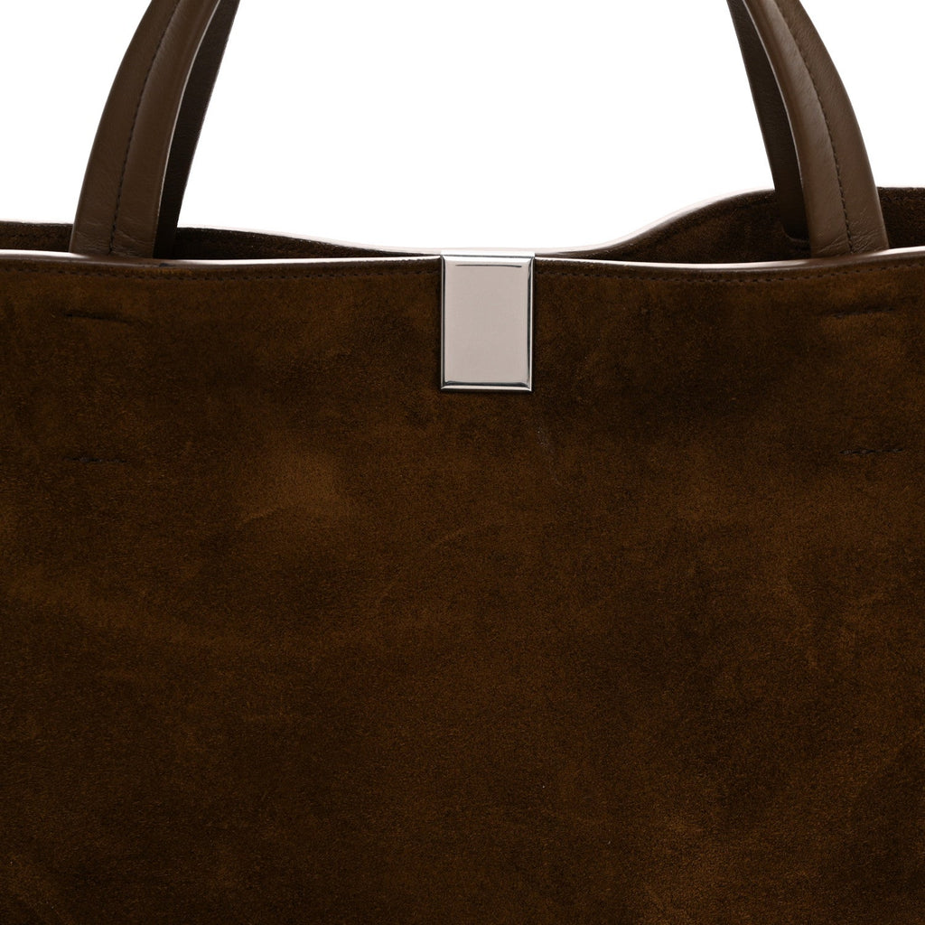 Suede Medium Kit Cabas Khaki