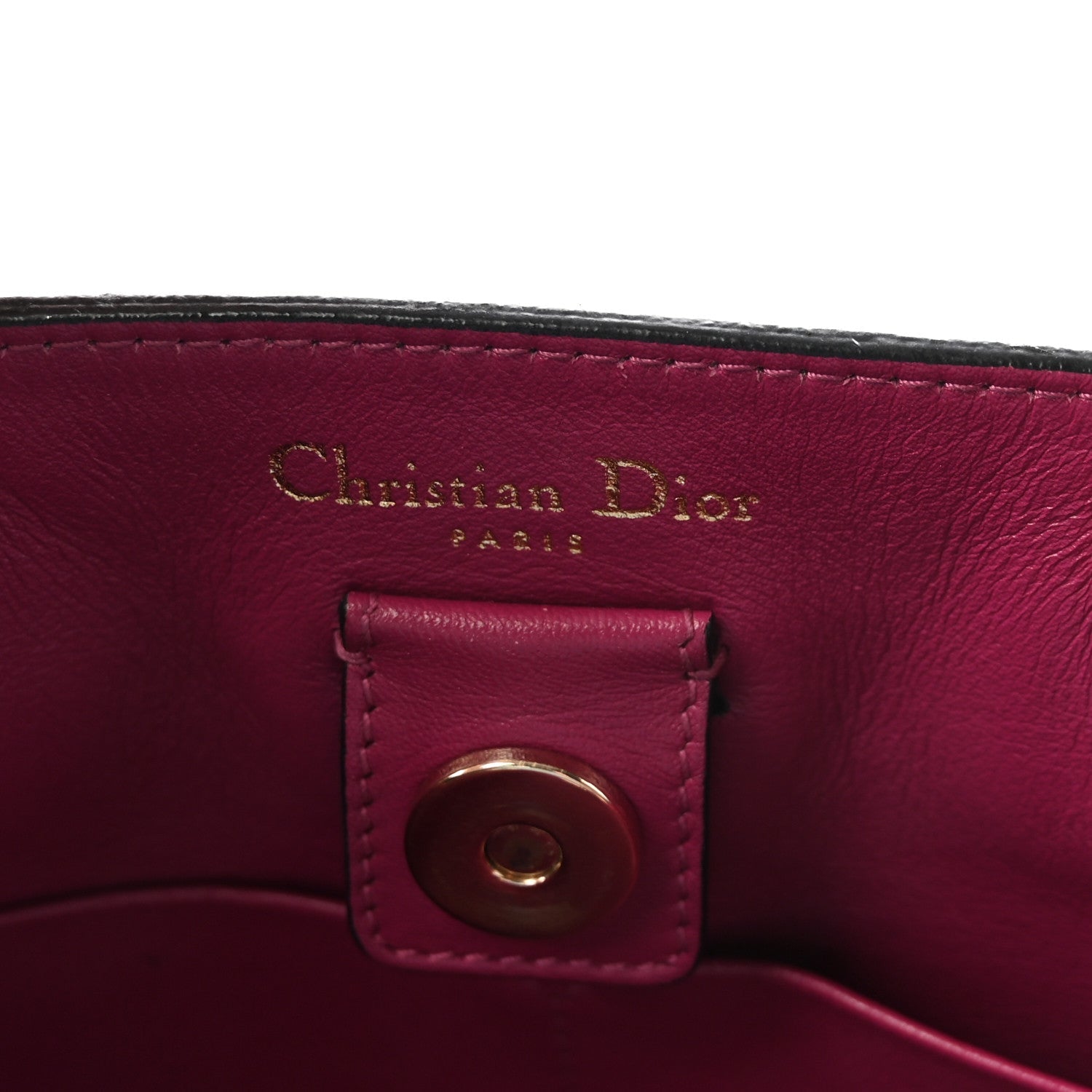 Bullcalf Medium Diorissimo Tote Black Rose Indien