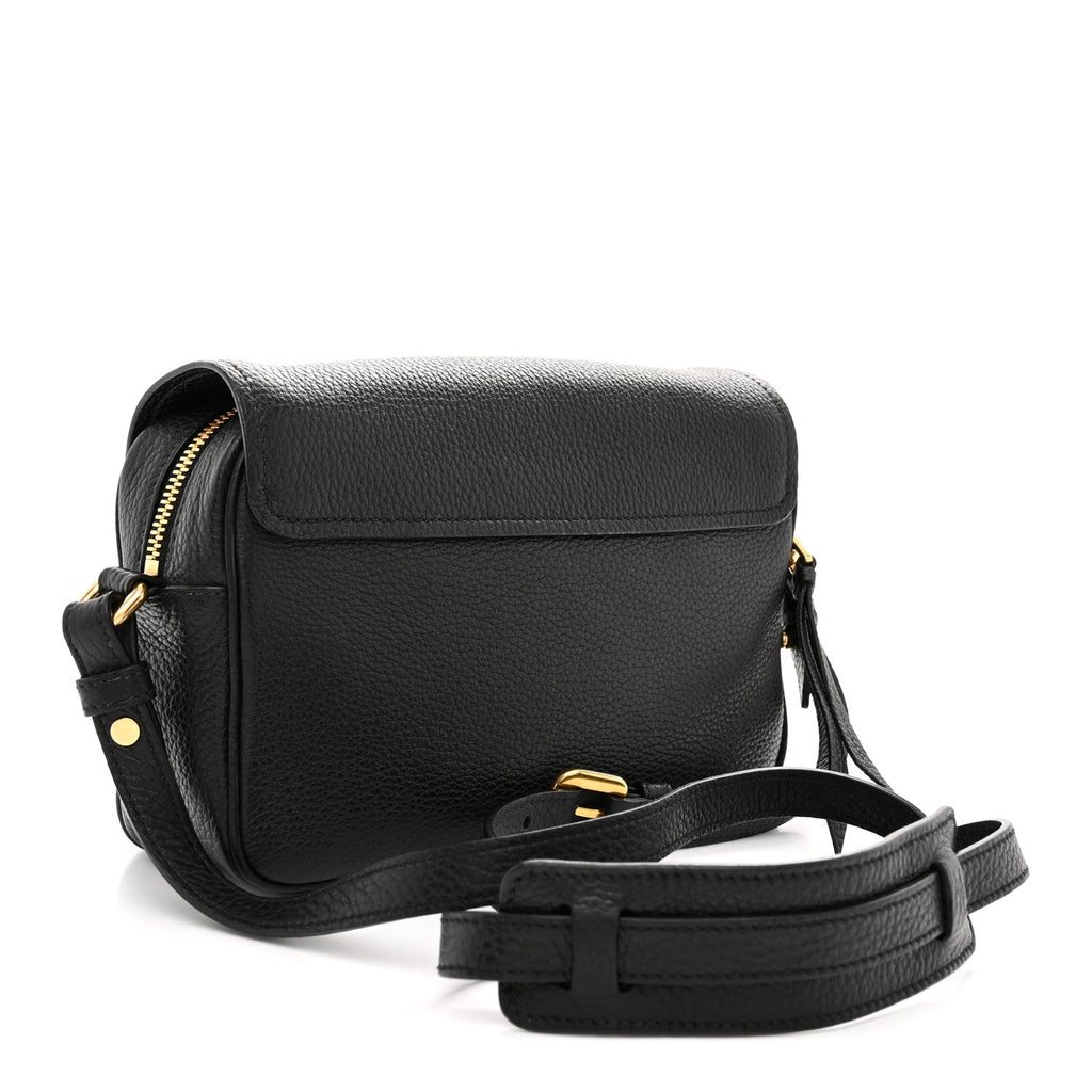 Vitello Phenix Crossbody Bag Black
