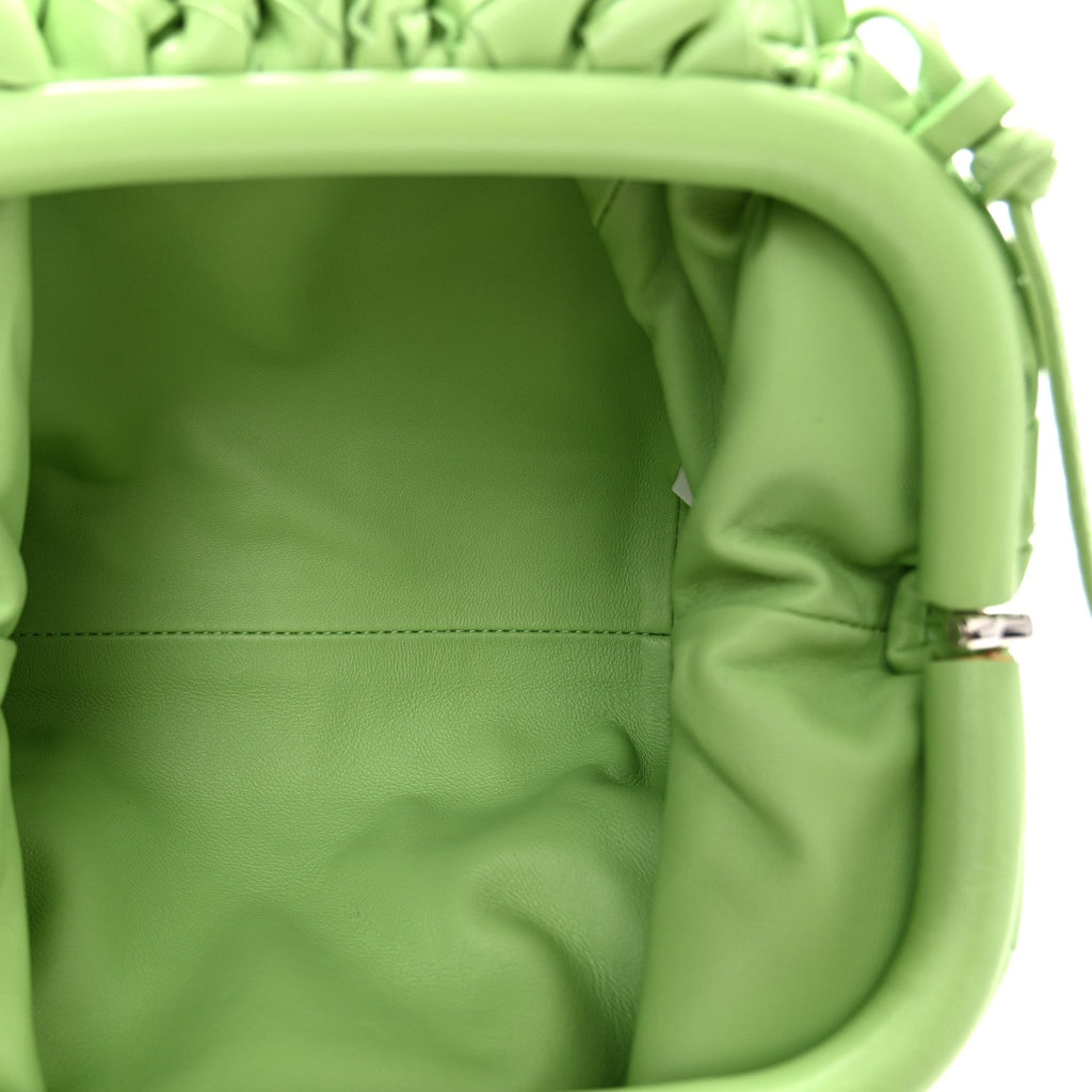 Nappa Intrecciato The Mini Pouch Pistachio