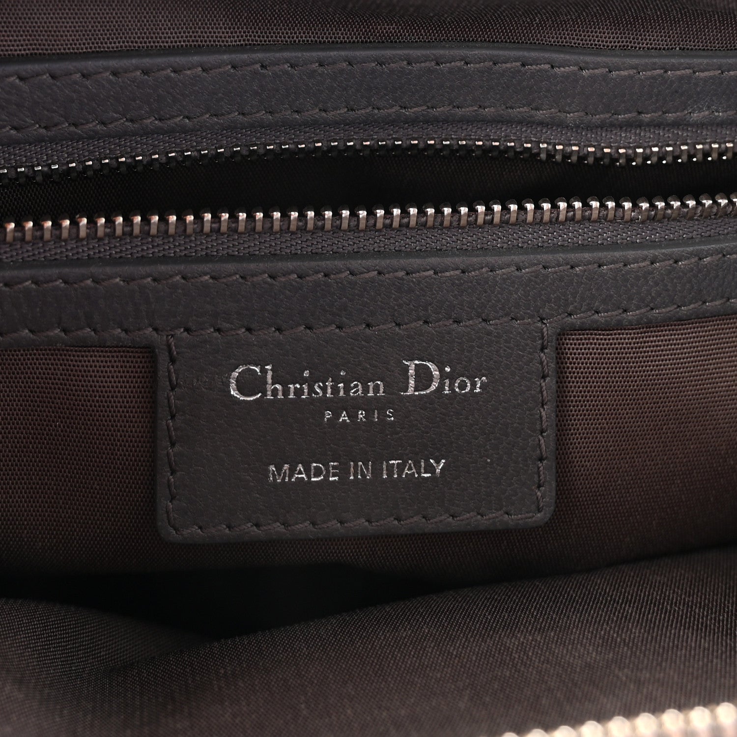Lambskin Cannage Small Dior Soft Zipped Shopping Tote Grey